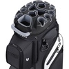 image:imageFindway Golf Cart Bag Upgraded Quiet 15Way FullLength Divider Golf Bag for Men Women AntiRattle Locking Top with GripHolding Base Multiple Pockets Rain CoverBlack